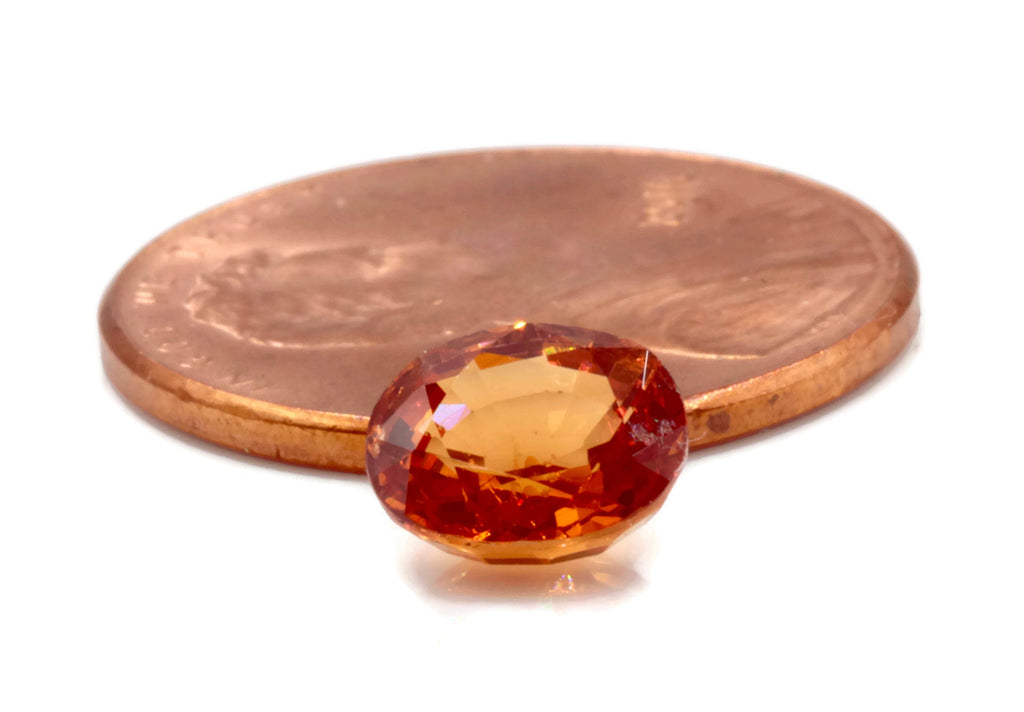 Spessartite Oval 7x6mm-Planet Gemstones