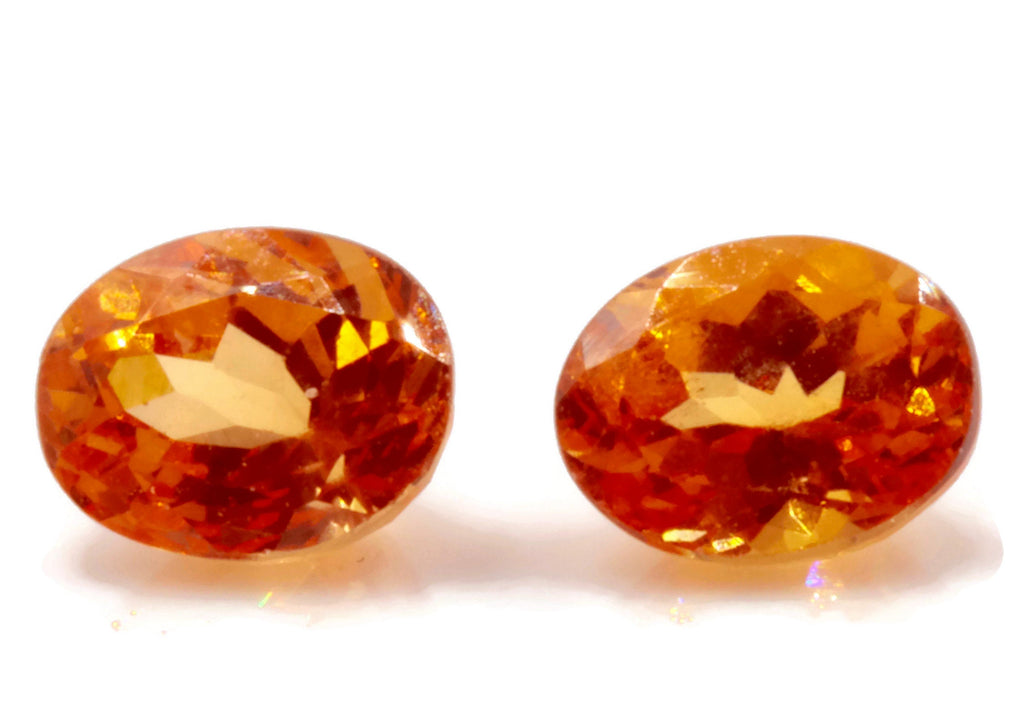 Spessartite | Natural Spessartite | Mandarin Spessartite Garnet | Orange Garnet |January Gemstone | SPESSARTINE GARNET 5.2x6.5mm 1.42 ct-Planet Gemstones