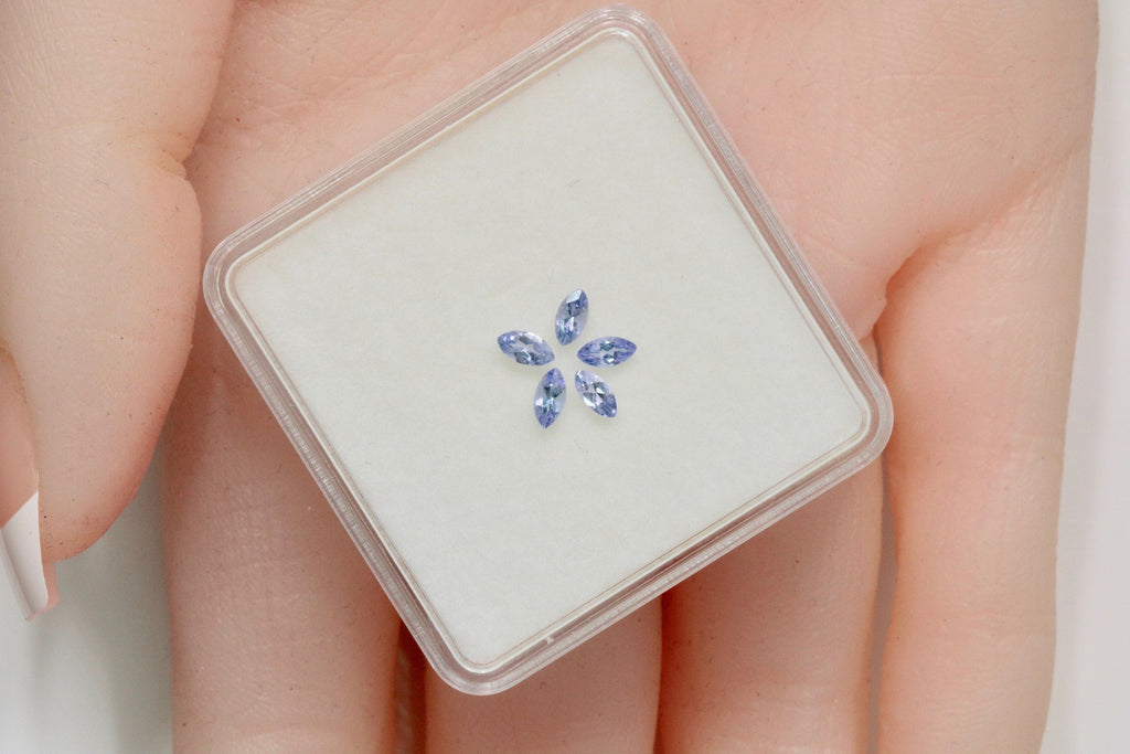 Tanzanite Marquise 4X2mm-Tanzanite-Planet Gemstones