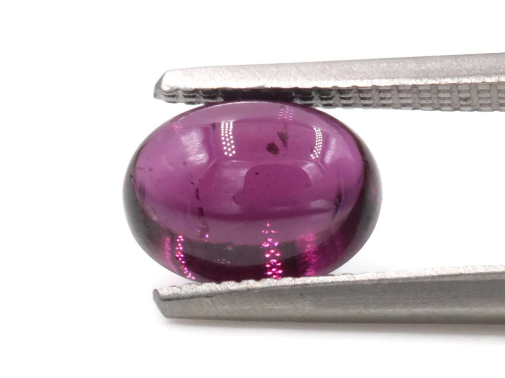Garnet Natural Garnet Red Garnet January Birthstone Faceted Garnet loose gemstone Mozambique Garnet oval cabochon 8x6mm 1.97ct DIY Jewelry-Planet Gemstones