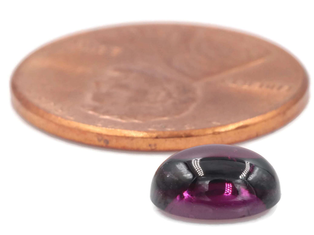Garnet Natural Garnet Red Garnet January Birthstone Faceted Garnet loose gemstone Mozambique Garnet oval cabochon 8x6mm 1.97ct DIY Jewelry-Planet Gemstones
