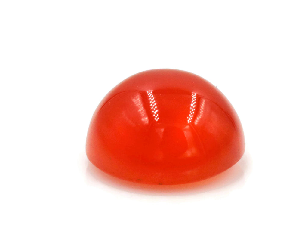 Natural Carnelian Gemstone red orange carnelian gem genuine carnelian Round cabochon, 8mm, 2.30ct DIY Jewelry DIY Jewelry Supplies-Planet Gemstones