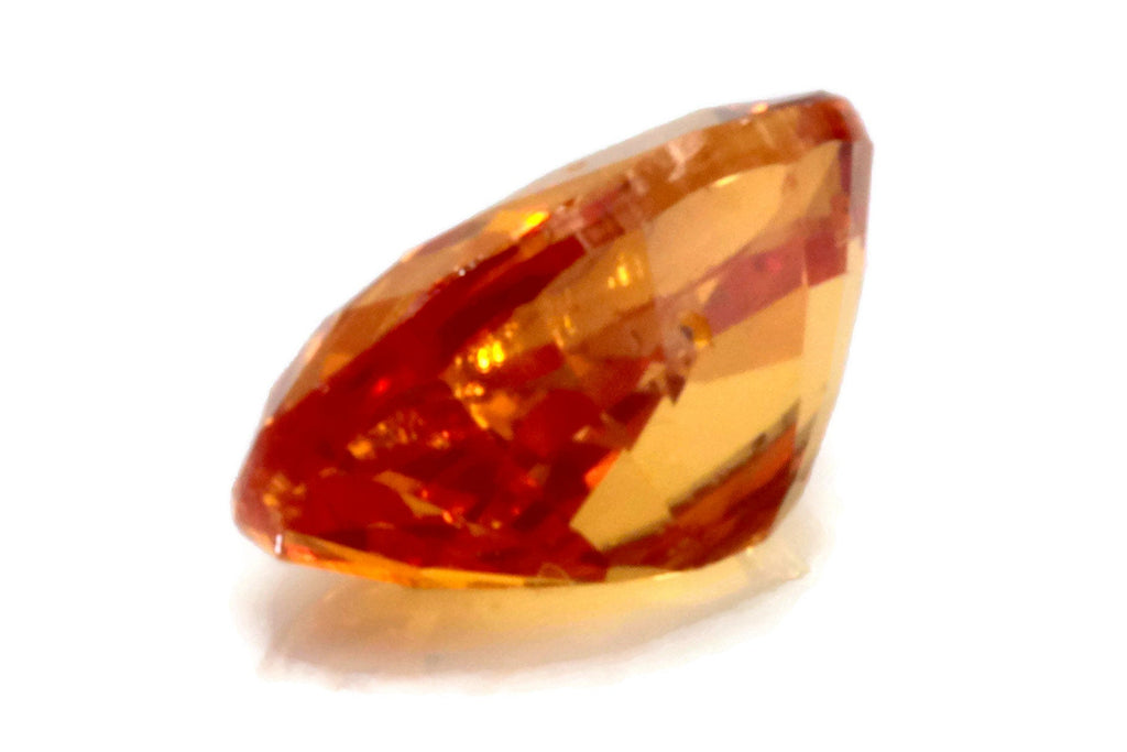 Orange Sapphire Oval 6x4mm-Planet Gemstones