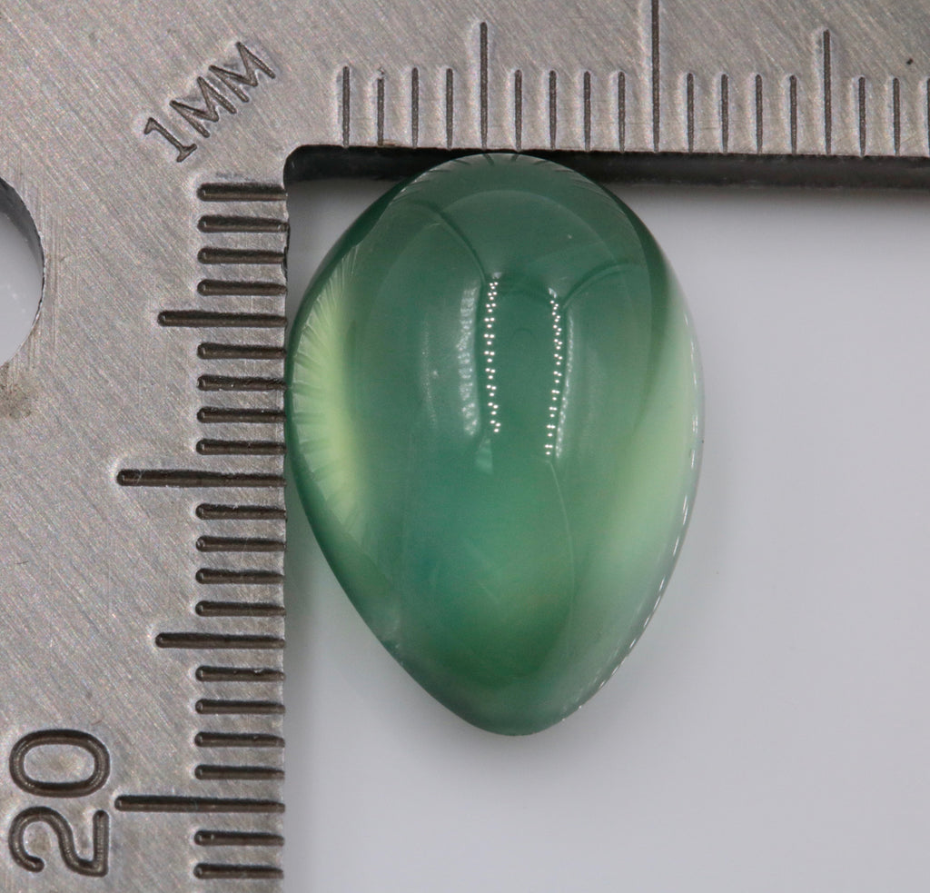 Prehnite Pear 12x6mm-Planet Gemstones