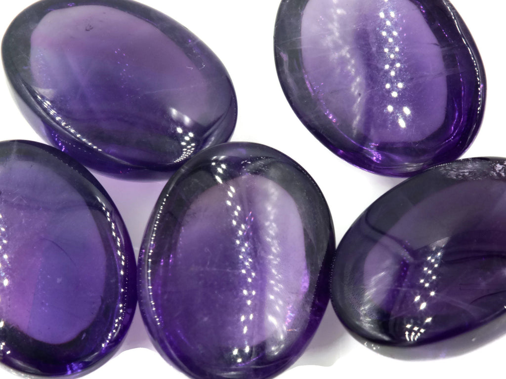 Natural amethyst gemstone amethyst cabochon loose stone genuine amethyst stone loose amethyst amethyst loose stone february birthstone-Planet Gemstones