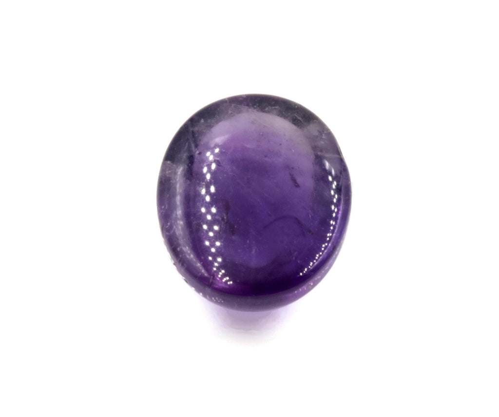 Natural amethyst gemstone amethyst cabochon loose stone genuine amethyst stone loose amethyst amethyst loose stone february birthstone 9x7mm-Planet Gemstones