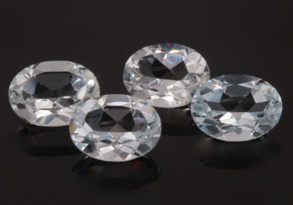 Aquamarine Oval 8x6mm-Aquamarine-Planet Gemstones