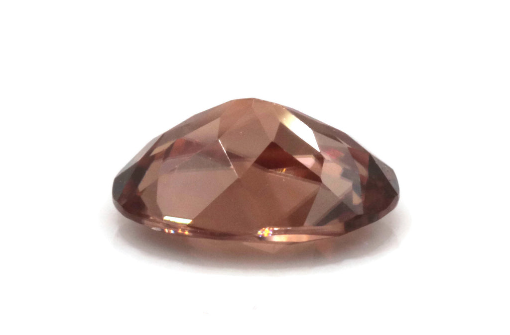 Champagne Zircon Oval 9x7mm-Planet Gemstones
