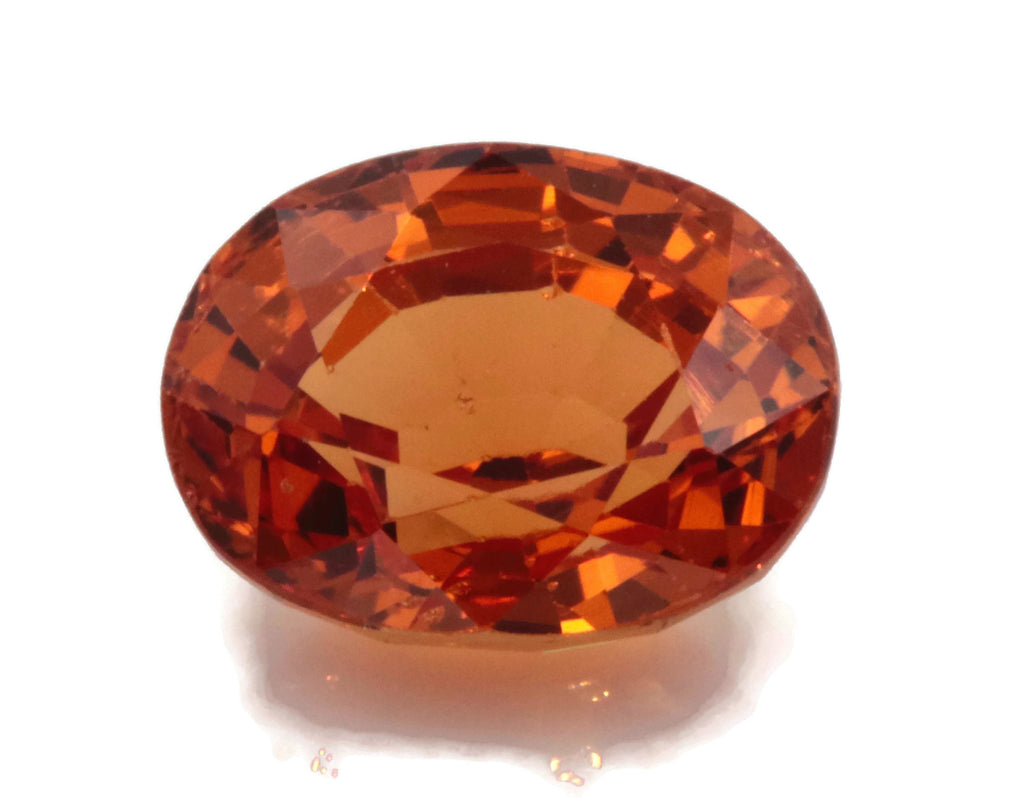 Spessartite | Natural Spessartite Garnet | Mandarin Spessartite Garnet | Orange Garnet |January Gemstone | SPESSARTINE GARNET 6X7mm 1.75ct-Planet Gemstones