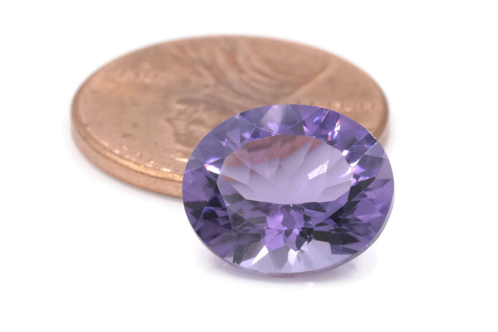 Amethyst Oval 12x10mm-Planet Gemstones
