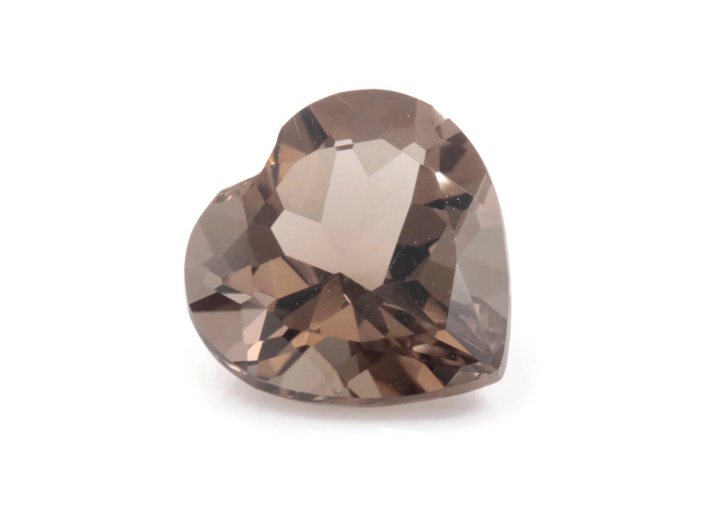 Smoky Quartz Heart 9mm-Planet Gemstones