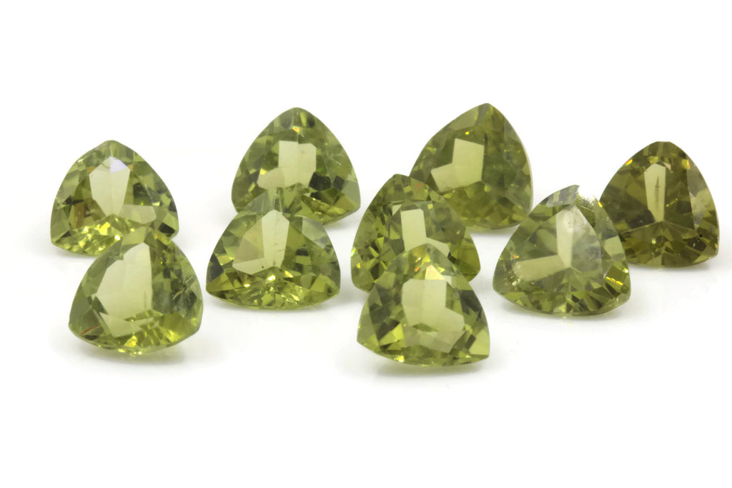 Peridot Trillion 8mm-Planet Gemstones