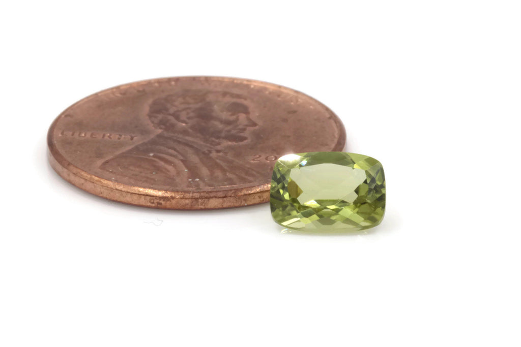 Peridot Natural Peridot Green Peridot Peridot Gemstone August Birthstone DIY Jewelry Supplies Peridot 1 Pc 0.97ct 7x5mm Gift for Her-Planet Gemstones