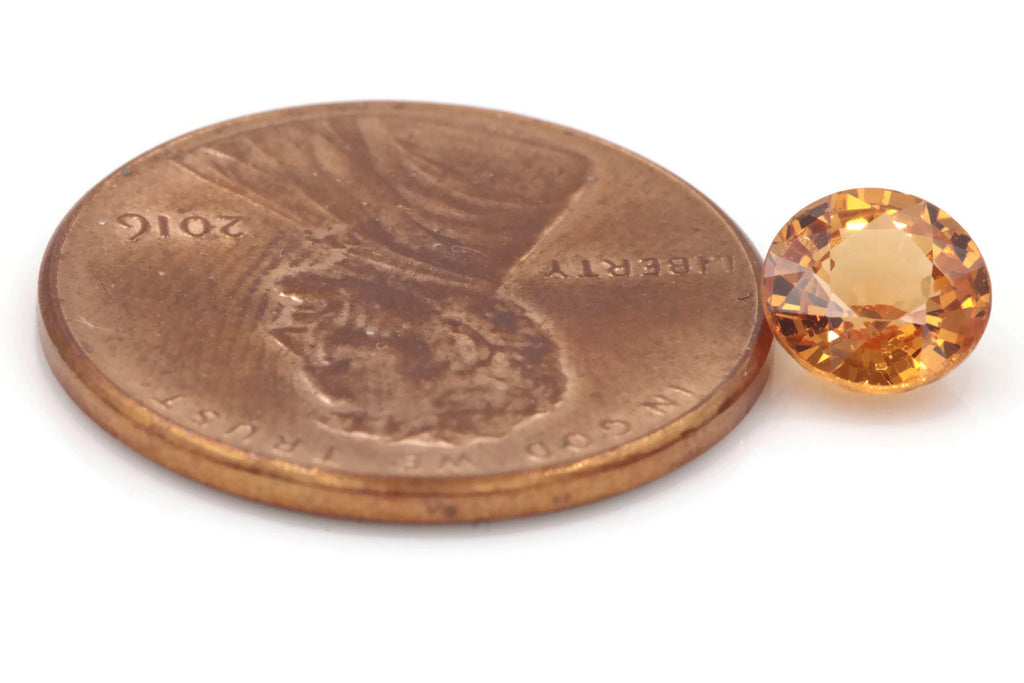 Spessartine Round 6mm-Planet Gemstones