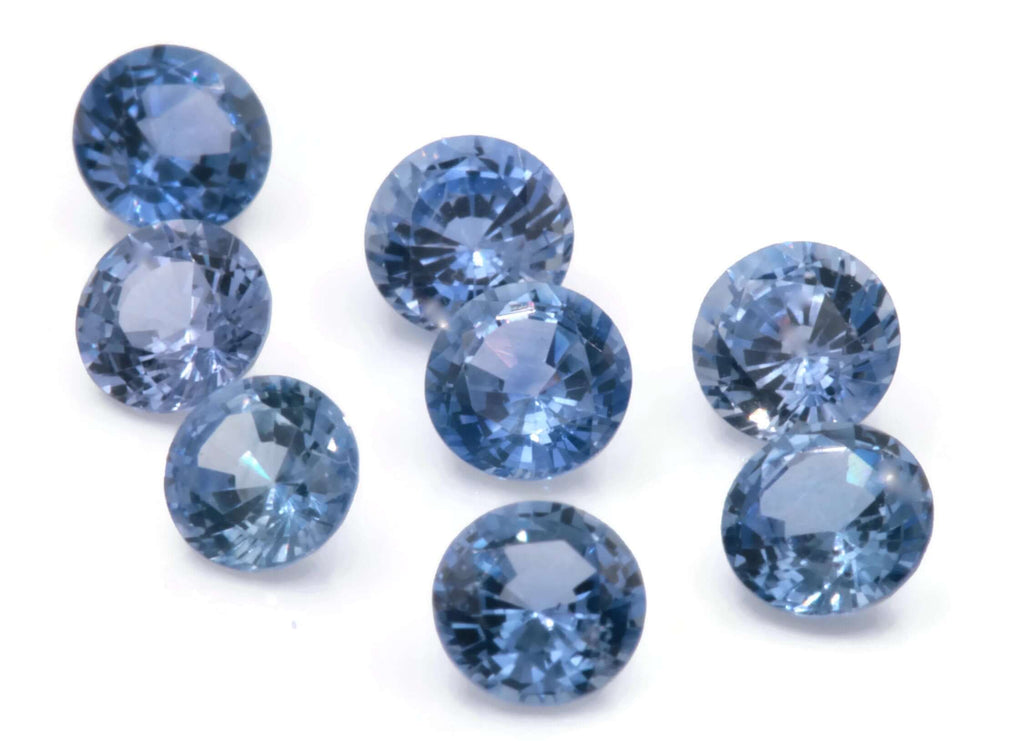 Blue Sapphire 4mm 0.31ct Sapphire Gemstone Genuine Sapphire for Sapphire Jewelry loose sapphire Birthstone wedding gemstone-Planet Gemstones