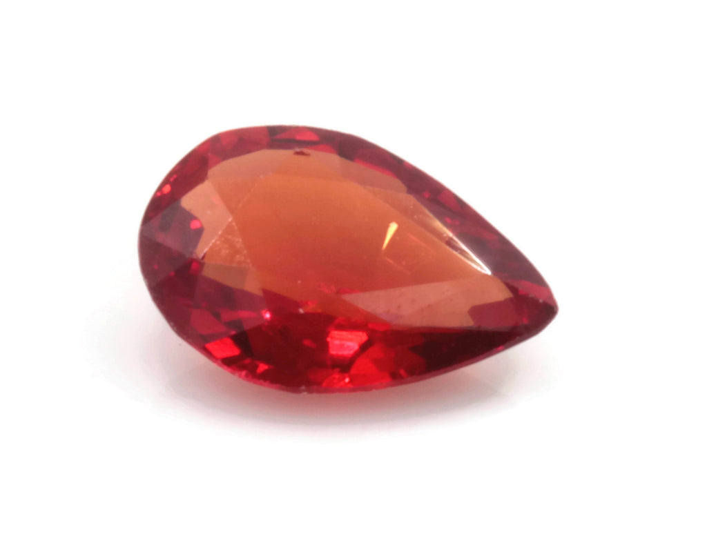 Natural Sapphire Sapphire Gemstone Faceted Sapphire Loose Stone loose sapphire Birthstone Sapphire Red Sapphire Pear shaped 0.65ct 5x7mm-Planet Gemstones