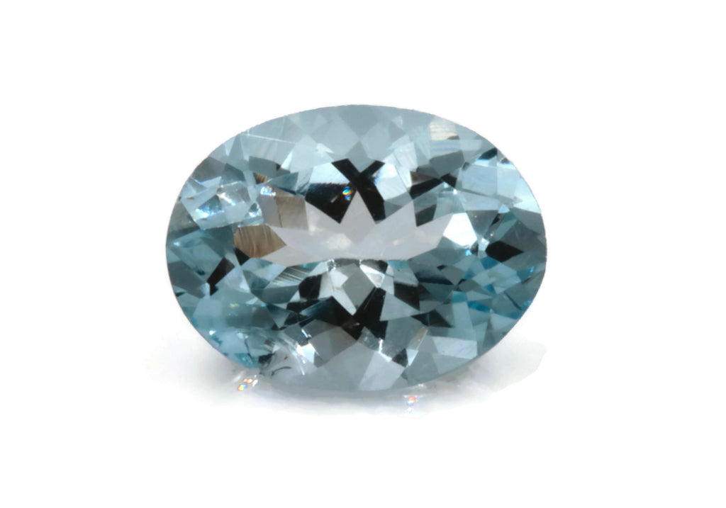 Natural Aquamarine 9x7mm 1.57ct-Aquamarine-Planet Gemstones
