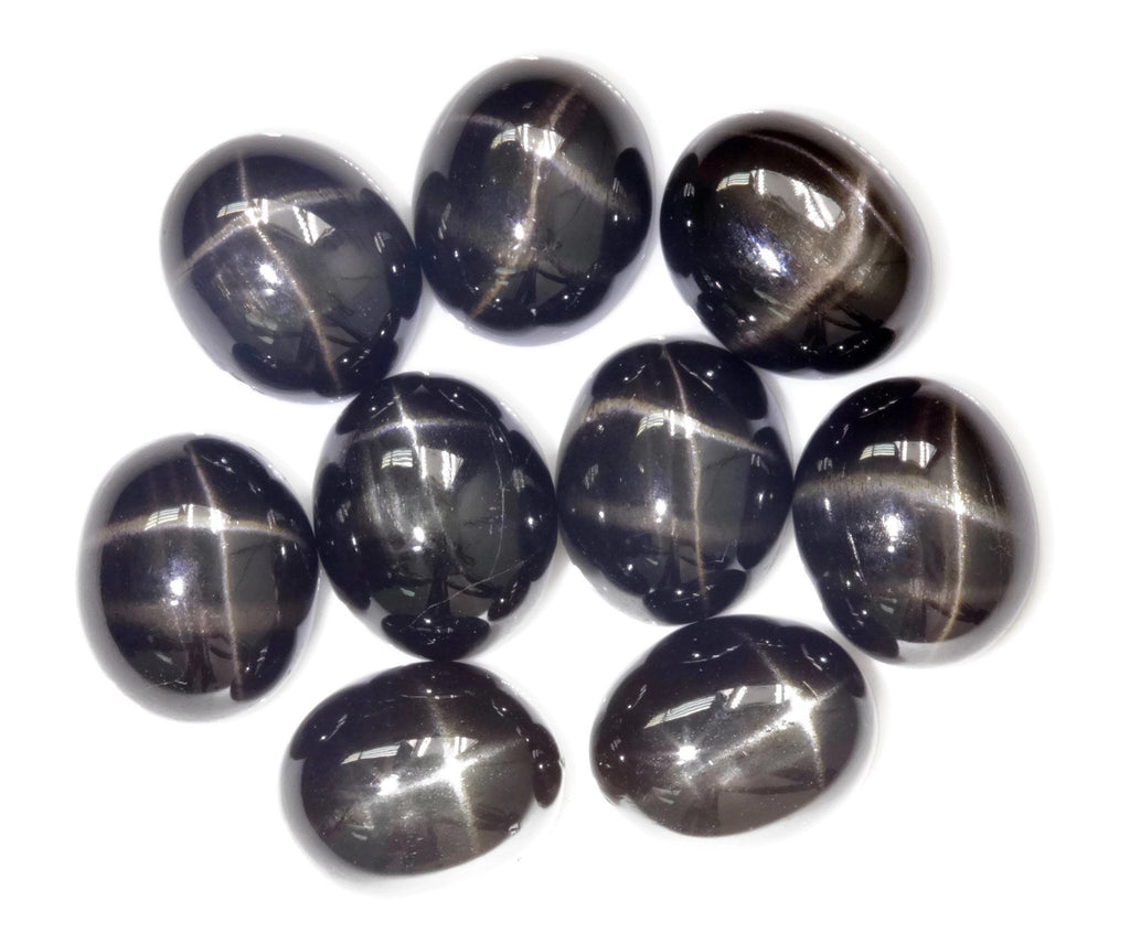 Natural Diopside Star Diopside Black Star Diopside DIY Jewelry Supplies Diopside September birthstone 10x12mm 6.2ct OV DIY Jewelry Supply-Planet Gemstones