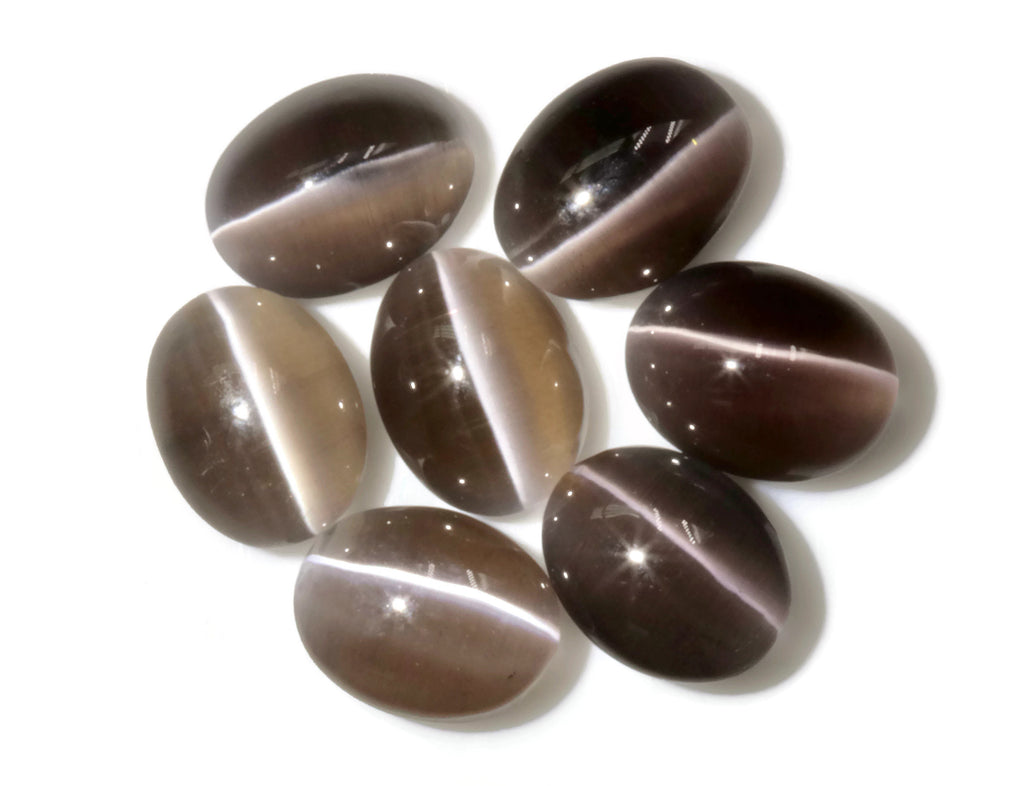 Sillimanite Cats Eye Oval 9x7mm-Planet Gemstones