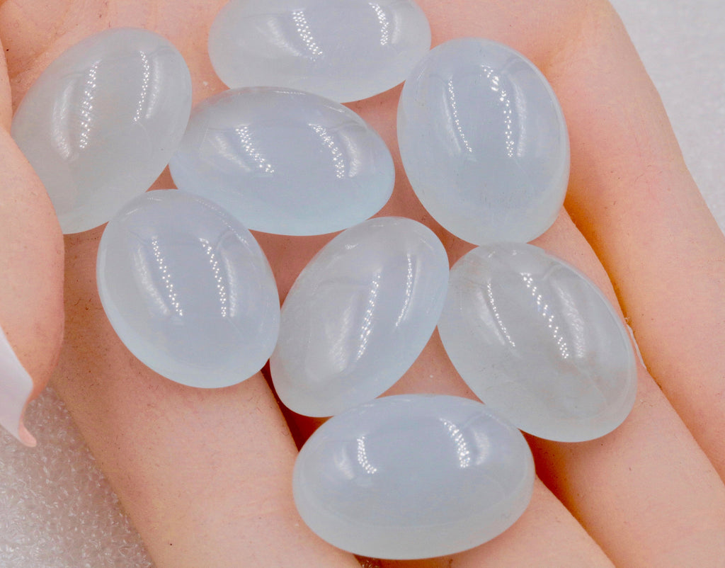 Aquamarine cabochon 22x16mm-Aquamarine-Planet Gemstones