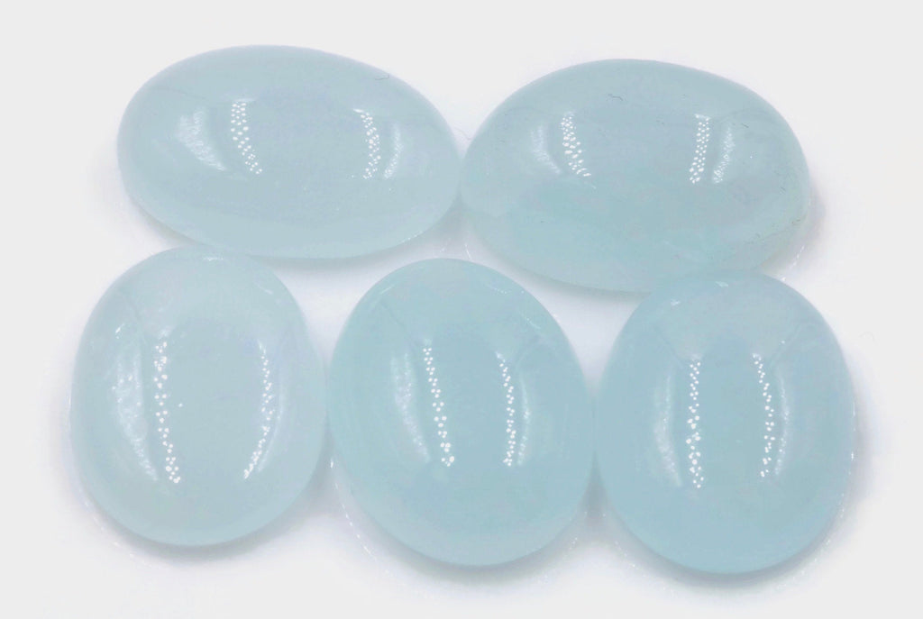 Aquamarine cabochon 22x16mm-Aquamarine-Planet Gemstones