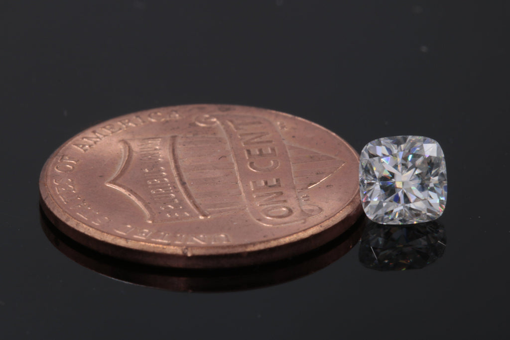 Moissanite Gemstone for wedding ring diamond alternative moissanite DIY jewelry supplies Certify Moissanite Forever one 5mm 0.66ct-Planet Gemstones