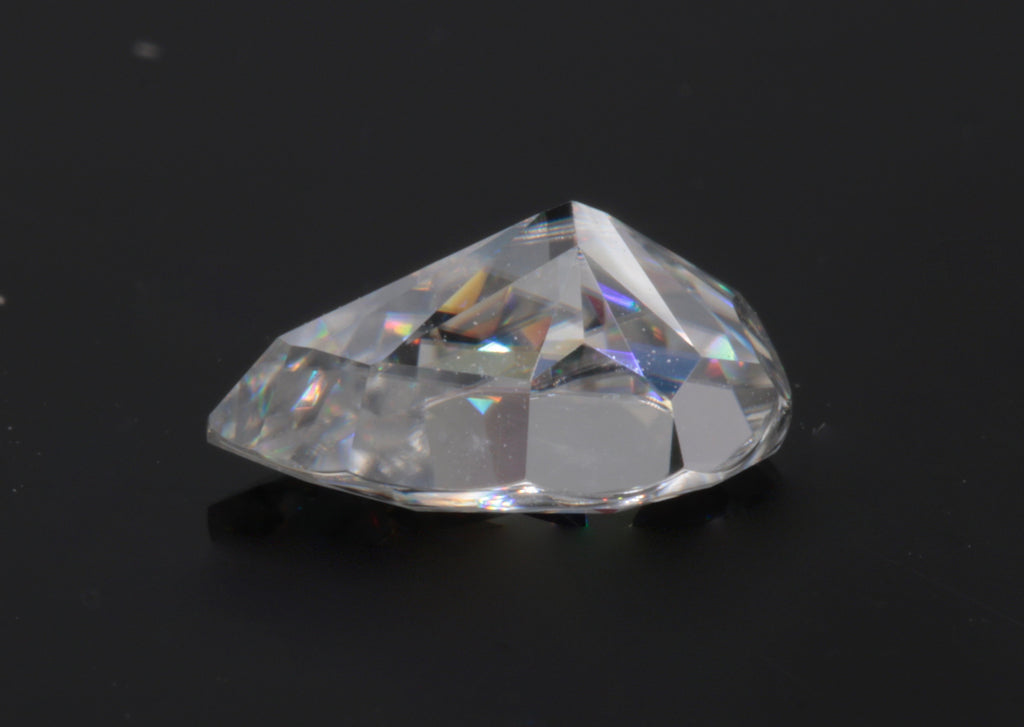 Moissanite Gemstone for wedding ring diamond alternative moissanite DIY jewelry supplies Certify Moissanite Forever one 6x9mm 1.41ct-Planet Gemstones