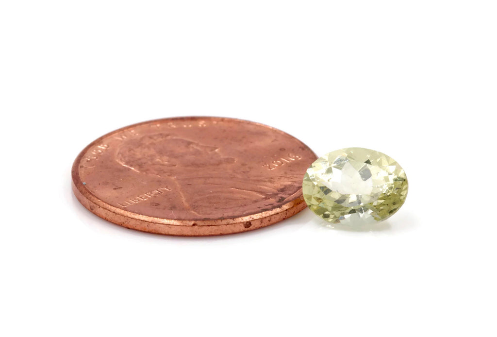 Natural Mint Green Apatite Gemstone Apatite faceted loose stone Natural Apatite oval Apatite faceted stone 8x6mm 1.26ct-Planet Gemstones