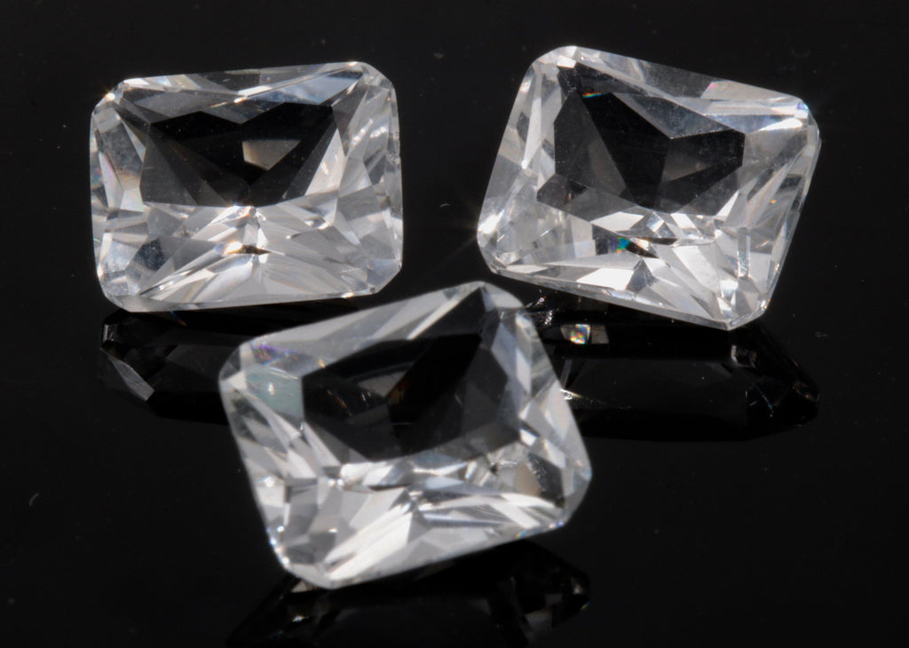 Natural Rock Crystal DIY Jewelry Quartz faceted quartz stone white quartz beads rock crystal 12x10mm DIY Jewelry Supplies-Planet Gemstones