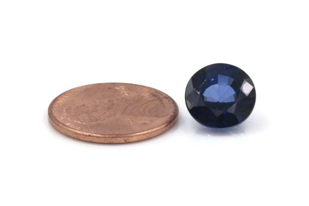 Blue Sapphire Variety 5.33ct 10mm Sapphire Gemstone Genuine Sapphire for Sapphire Jewelry loose sapphire Birthstone wedding gemstone-Planet Gemstones