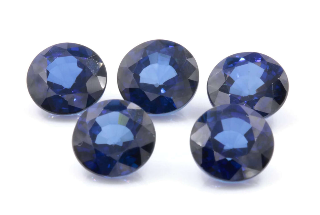 Blue Sapphire Variety 5.33ct 10mm Sapphire Gemstone Genuine Sapphire for Sapphire Jewelry loose sapphire Birthstone wedding gemstone-Planet Gemstones