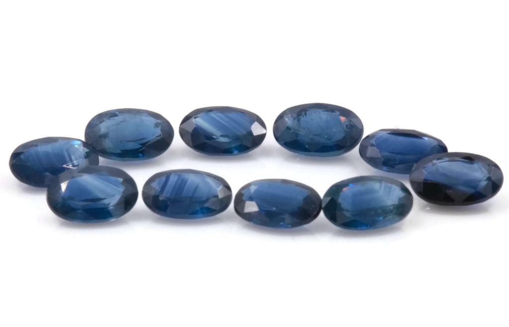 Blue Sapphire Variety 0.51ct 6x4mm Sapphire Gemstone Genuine Sapphire for Sapphire Jewelry loose sapphire Birthstone wedding gemstone-Planet Gemstones