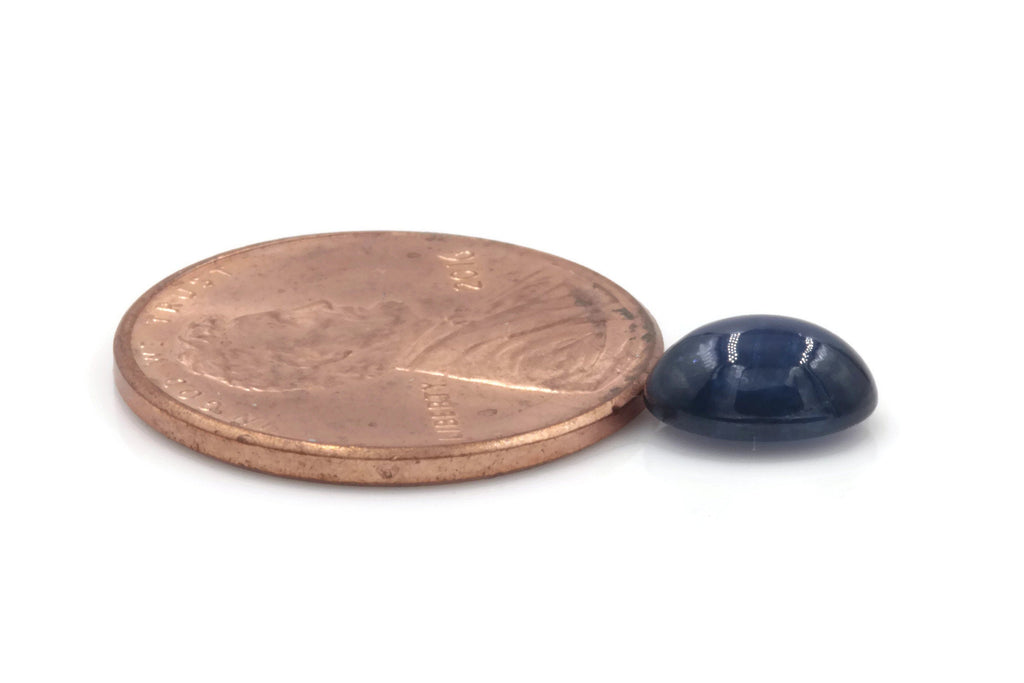 Sapphire September Birthstone Sapphire Gemstone Cabochon Diy Jewelry Supplies Sapphire oval 1.81ct 8x6mm DIY Jewelry Sapphire-Planet Gemstones