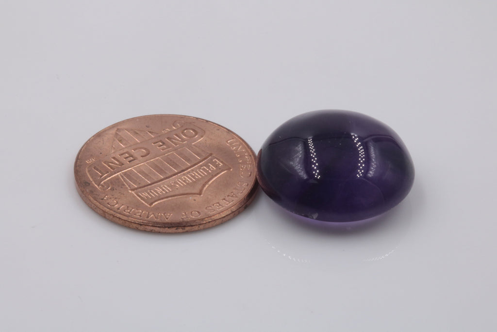 Amethyst cabochon 16mm-Planet Gemstones
