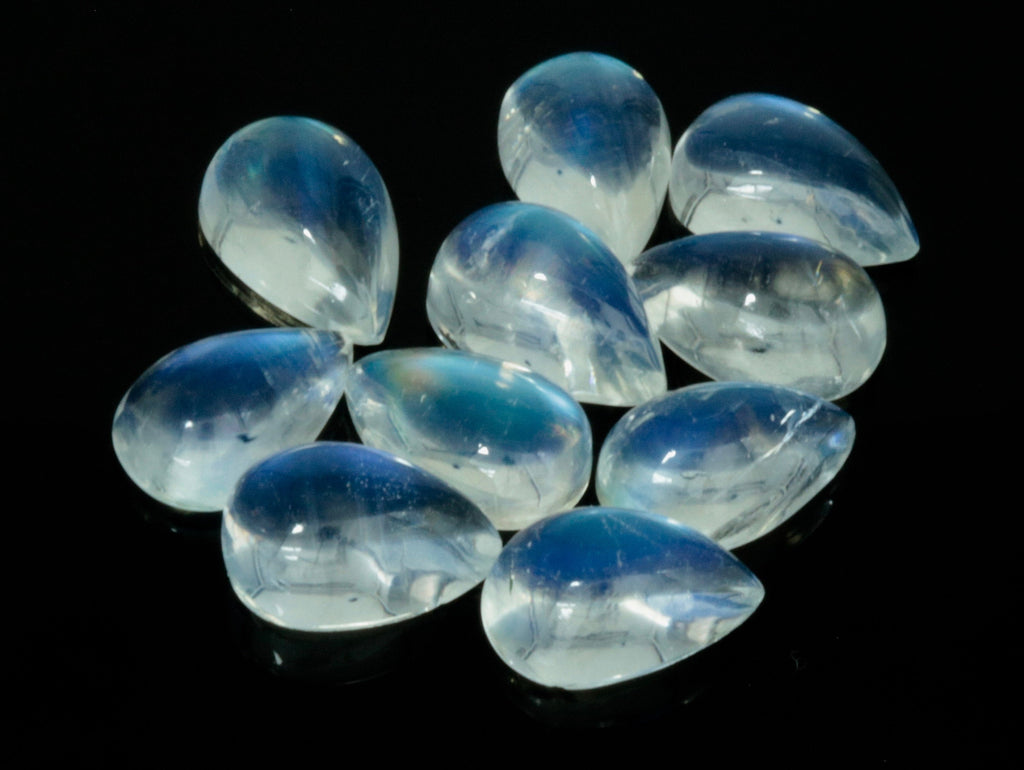 Moonstone Cabs 9x6mm-Planet Gemstones
