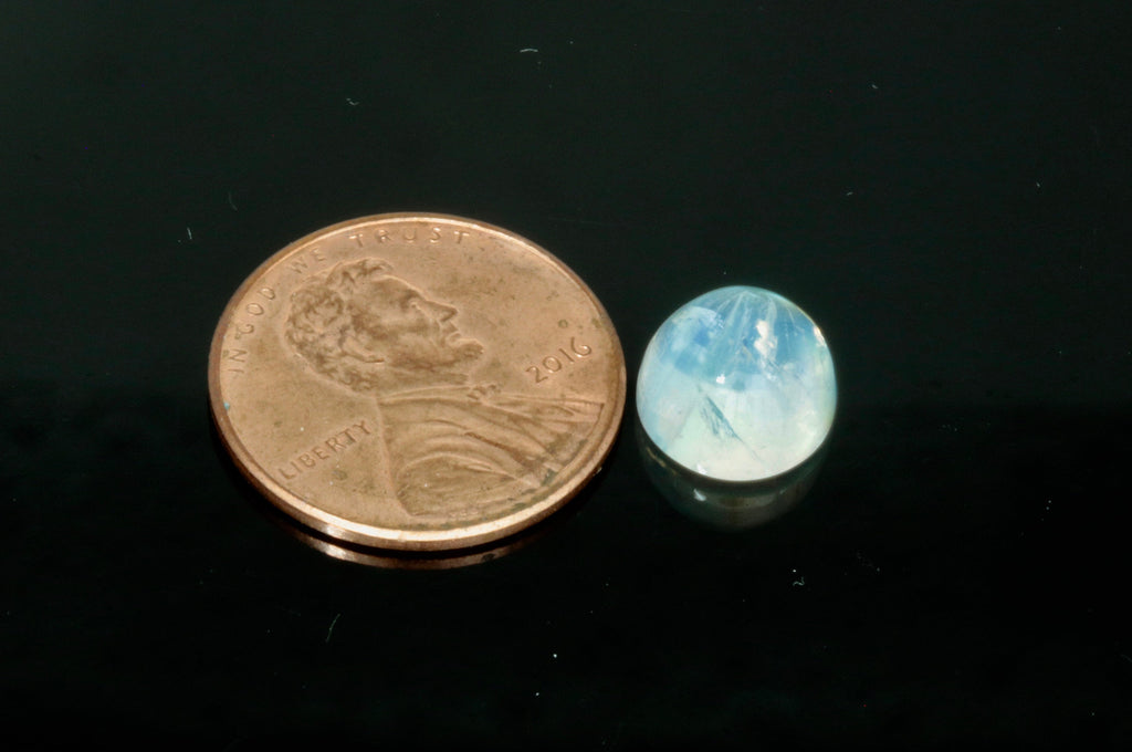 Moonstone cabs 9mm-Planet Gemstones