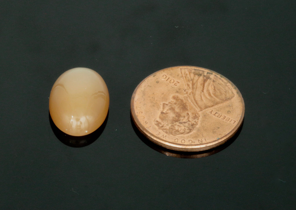 Natural Moonstone Orange moonstone Rainbow Moonstone June Birthstone Moonstone DIY jewelry Supplies Moonstone Oval 1 pc 14x10mm 5.76ct-Planet Gemstones