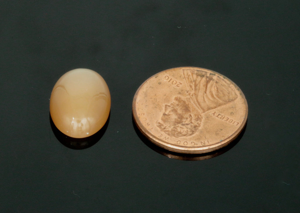 Natural Moonstone Orange moonstone Rainbow Moonstone June Birthstone Moonstone DIY jewelry Supplies Moonstone Oval 1 pc 14x10mm 5.76ct-Planet Gemstones