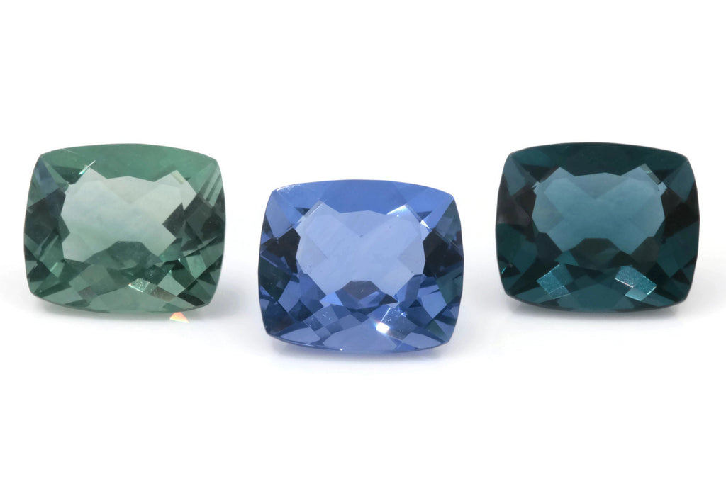 Flourite Cushion 14x12mm-Planet Gemstones