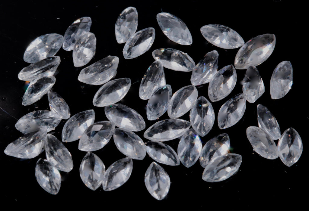 Natural White sapphire 4X2mm 0.61ct Sapphire Gemstone Faceted Sapphire Loose Stone September Birthstone White Sapphire-Sapphire-Planet Gemstones