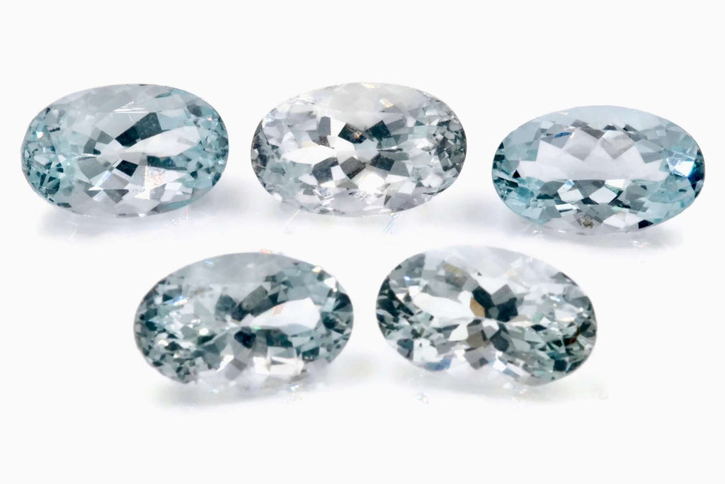 Aquamarine Oval 12x8mm-Aquamarine-Planet Gemstones