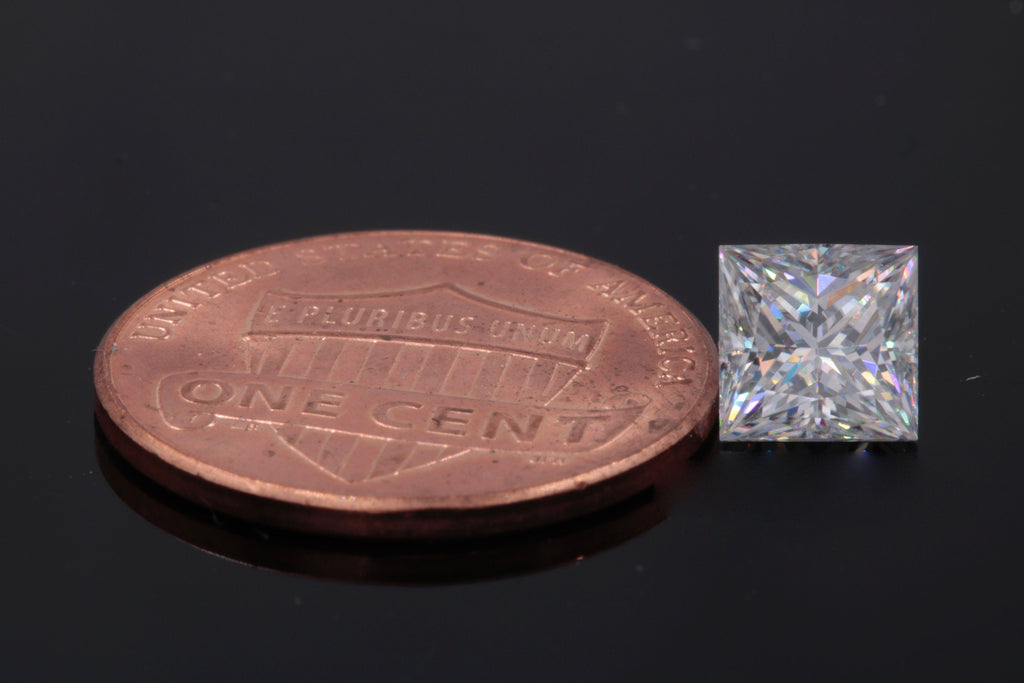 Moissanite Square 6mm-Planet Gemstones