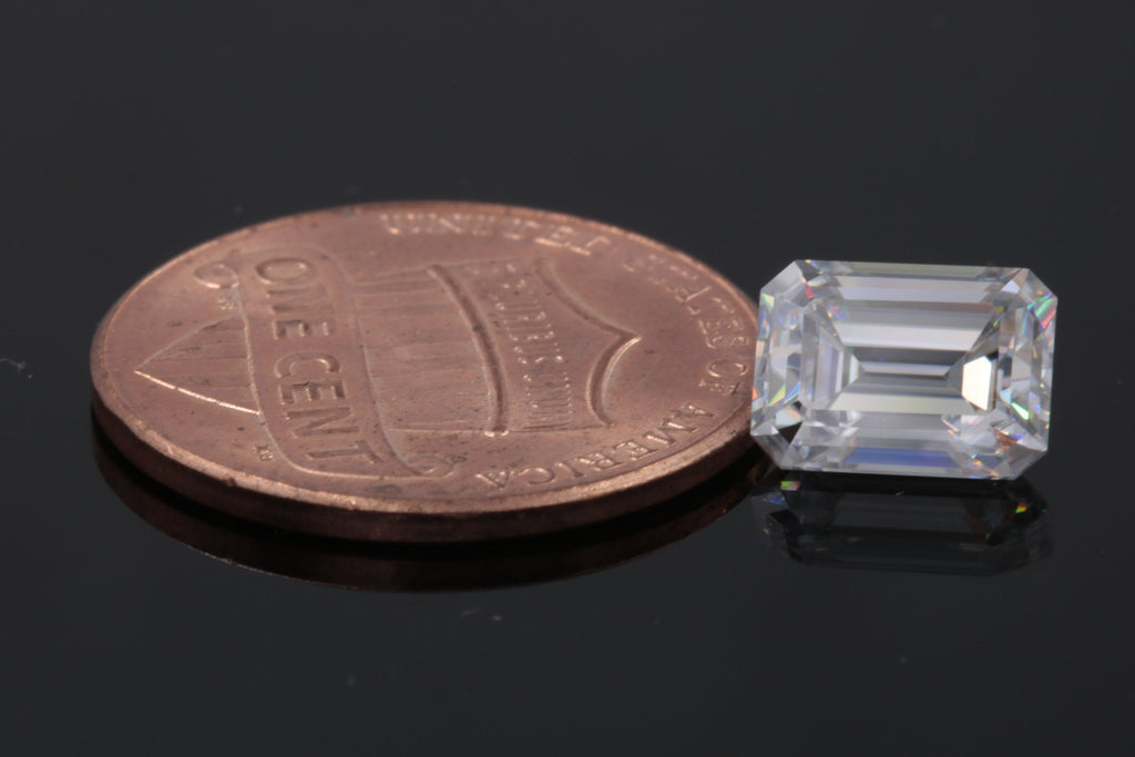 Moissanite 8x6mm-Planet Gemstones