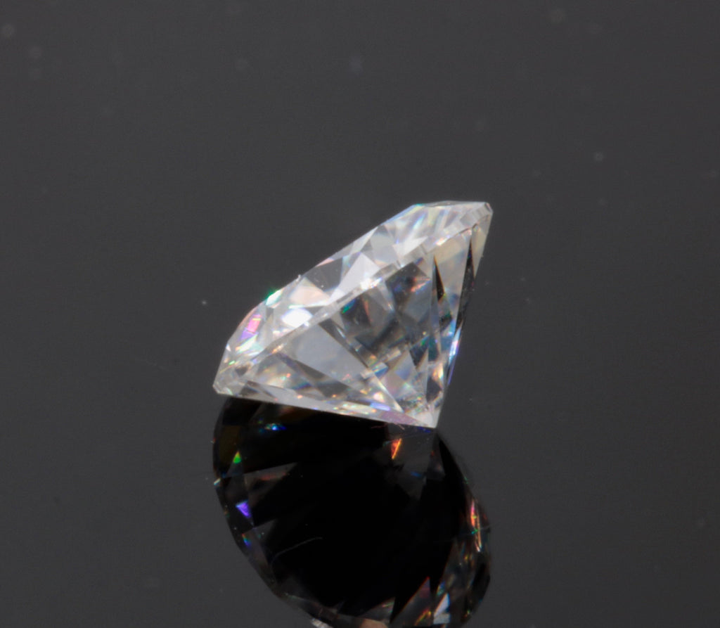 Moissanite Gemstone for wedding ring diamond alternative moissanite DIY jewelry supplies Certify Moissanite Forever one 6mm 0.80ct-Planet Gemstones