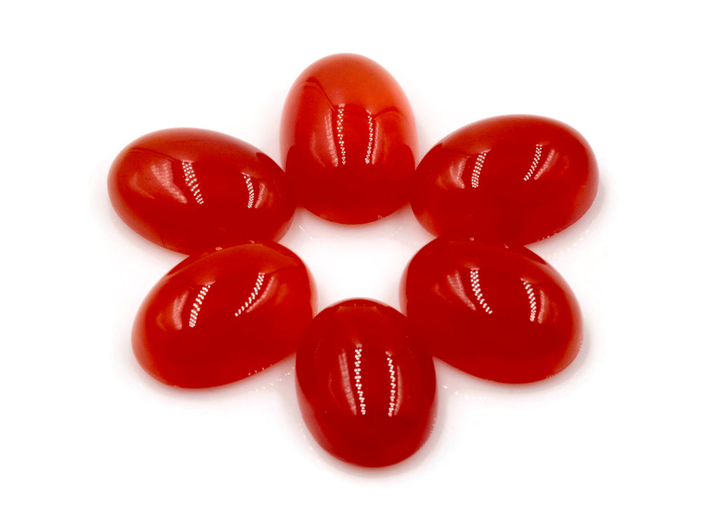 Natural Carnelian Gemstone red orange carnelian gem genuine carnelian Oval cabochon, 14x10mm, 5.99ct DIY Jewelry DIY Jewelry Supplies-Planet Gemstones