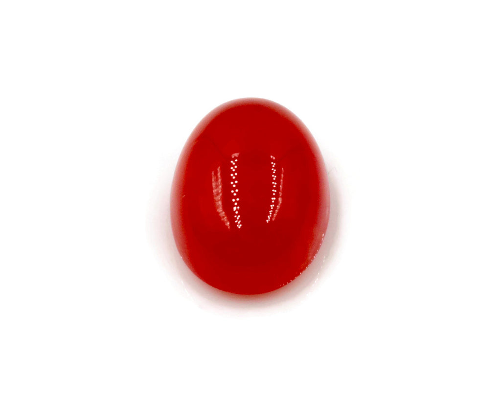 Natural Carnelian Gemstone red orange carnelian gem genuine carnelian Oval cabochon, 14x10mm, 5.99ct DIY Jewelry DIY Jewelry Supplies-Planet Gemstones