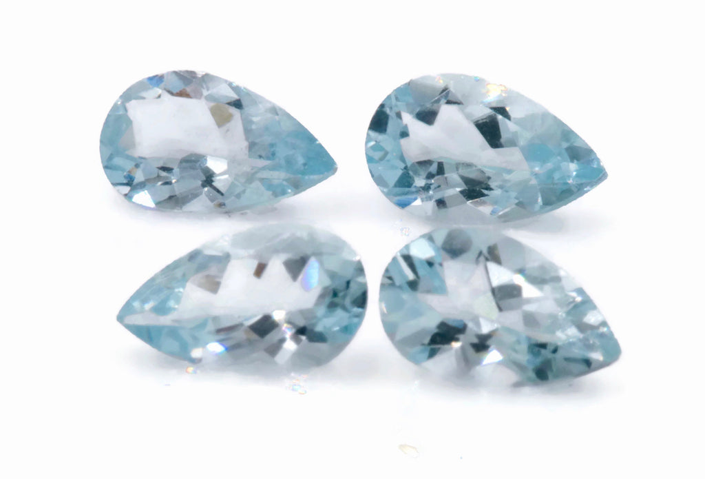 Aquamarine Pear 8x5mm-Aquamarine-Planet Gemstones