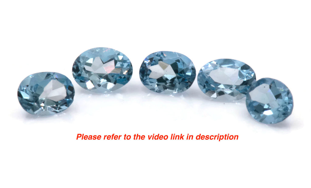 Aquamarine Oval 4x3mm-Aquamarine-Planet Gemstones