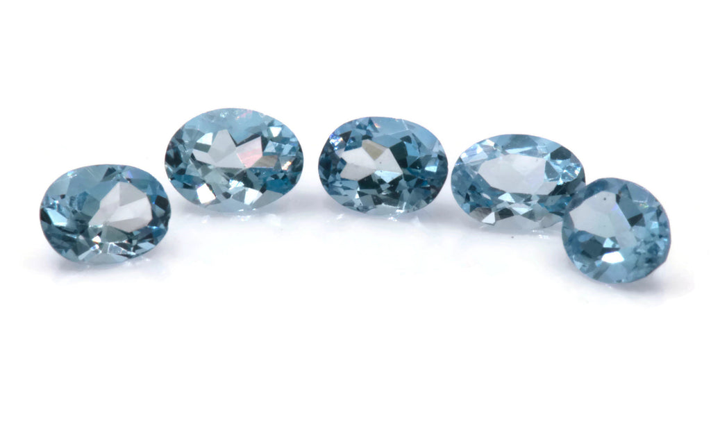 Aquamarine Oval 4x3mm-Aquamarine-Planet Gemstones