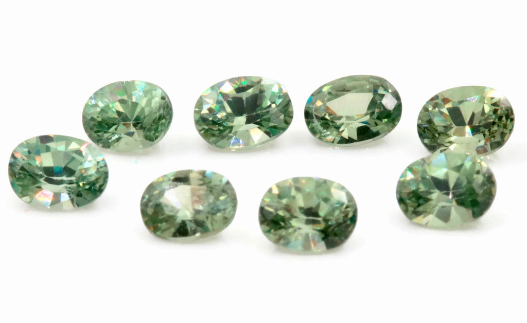 Demantoid Garnet Oval 4x3mm-Planet Gemstones